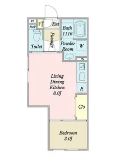 LUORE池下【3階】の間取り