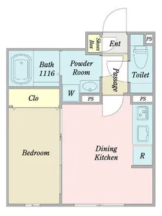 LUORE池下【3階】の間取り