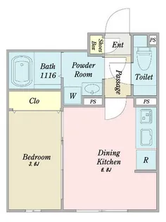 LUORE池下【4階】の間取り