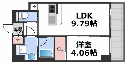 プレジオ永和EURO【6階】の間取り