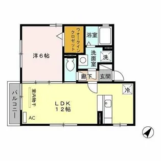 Prescience【2階】の間取り