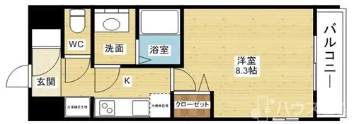 リッツ新大阪【6階】の間取り