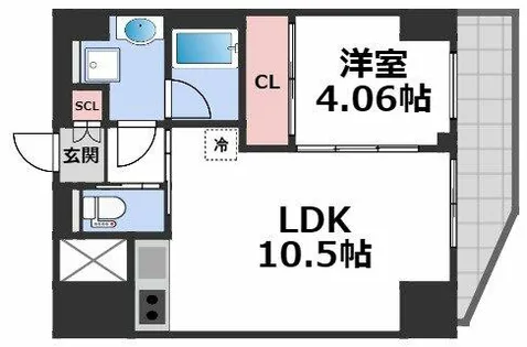 プレジオ永和EURO【15階】の間取り