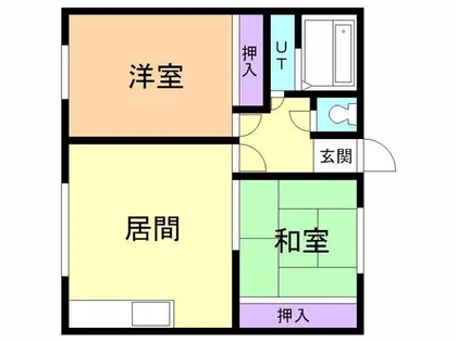 サニークレスト近井Ⅱ【105号室】の間取り