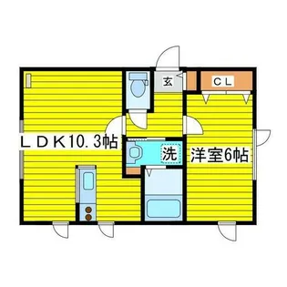 Bambini S(バンビーニ)【2階】の間取り