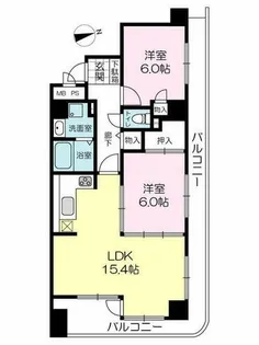 ライオンズマンション姫路【1001号室】の間取り