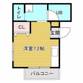 Chaton浜【3階】の間取り