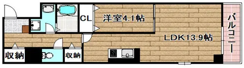 セレノスクエア【6階】の間取り