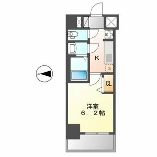 プレサンス太閤通ファシール【5階】の間取り