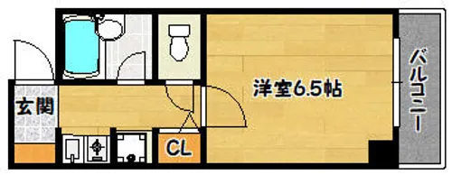 ドミール橘【4階】の間取り