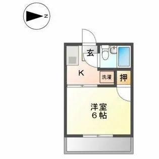 アネックスA【210号室】の間取り