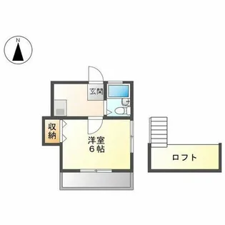 レオパレス杉栄【204号室】の間取り
