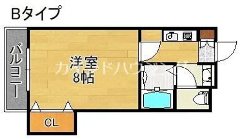 N court 東粉浜【4階】の間取り