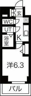 メイクス上前津Ⅲ【7階】の間取り