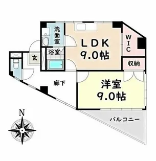 愛知県名古屋市南区寺崎町【マンション】の間取り