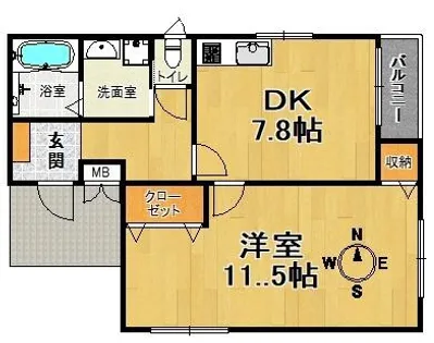 ソフィー三宮【3階】の間取り