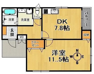 ソフィー三宮【3階】の間取り