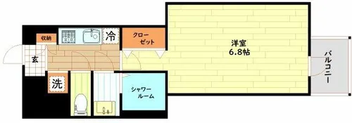 大阪府大阪市西区九条1丁目【マンション】の間取り