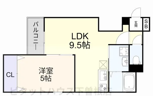 Crecia北方【103号室】の間取り