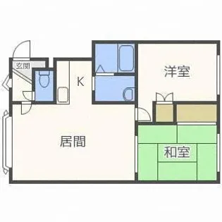 カステッロ41【102号室】の間取り