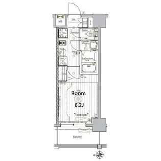 メイクスアート金山SOUTH【3階】の間取り
