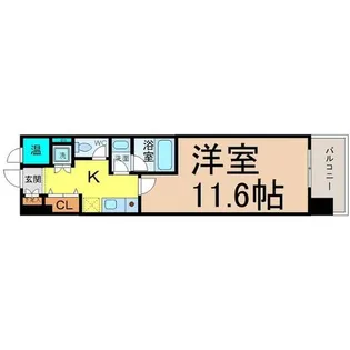 CASAプラスアルファ名駅南(CASA+α名駅南)【9階】の間取り