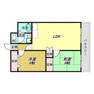 アビテⅡ【5階】の間取り