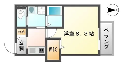 セリジェ福住【102号室】の間取り