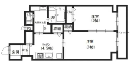 CASA 花車【3階】の間取り