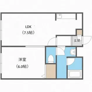 ミラージュ円山【4階】の間取り