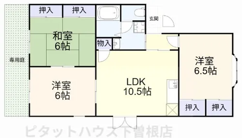 クレフォート星和台【101号室】の間取り