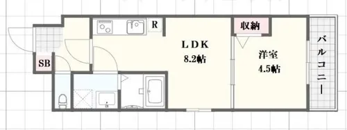 アーバンコート加古川【3階】の間取り
