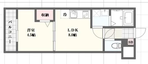 アーバンコート加古川【3階】の間取り