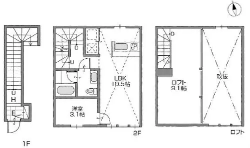 コレクション御器所【203号室】の間取り