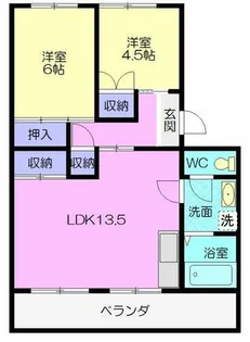 Minoru【205号室】の間取り