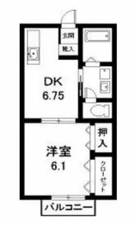 パストラルコートH棟【2階】の間取り