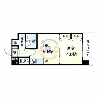 レオングラン新大阪レジデンス【7階】の間取り