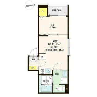 ボアソルテ【2階】の間取り