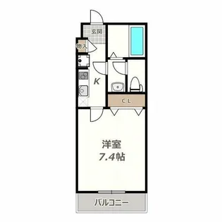 リブリ・西今川【3階】の間取り