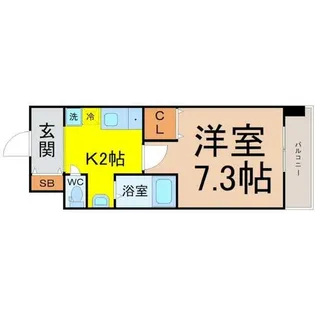 パーク黒川【2階】の間取り