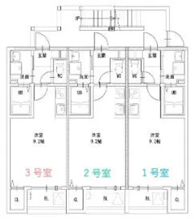 福岡県福岡市東区香椎1丁目【アパート】の間取り