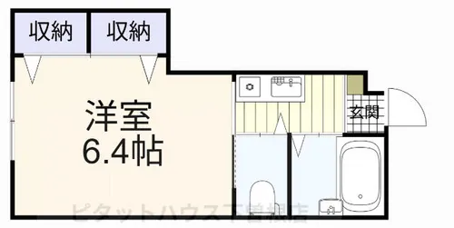 Dear津田 B棟【102号室】の間取り