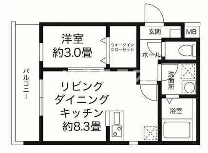 エハコ?暮通【2階】の間取り