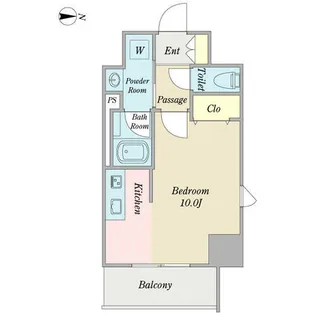 プロシード大須【1101号室】の間取り
