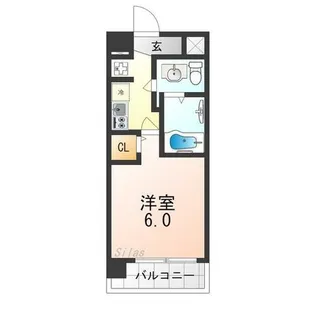 エストーネ京都二条【4階】の間取り