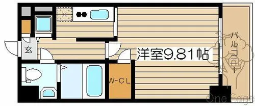 エスリード福島リバーフロント【2階】の間取り