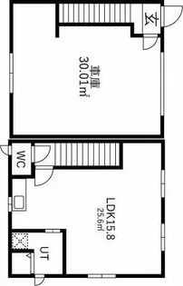 愛知県一宮市小信中島字西九反【テラスハウス】の間取り