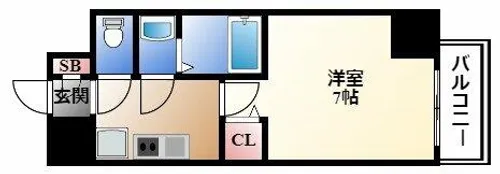 クラシタイヤー新栄【6階】の間取り