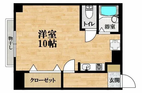 グランドオール正和【102号室】の間取り