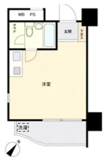 アキュラパークサイド須賀町【6階】の間取り